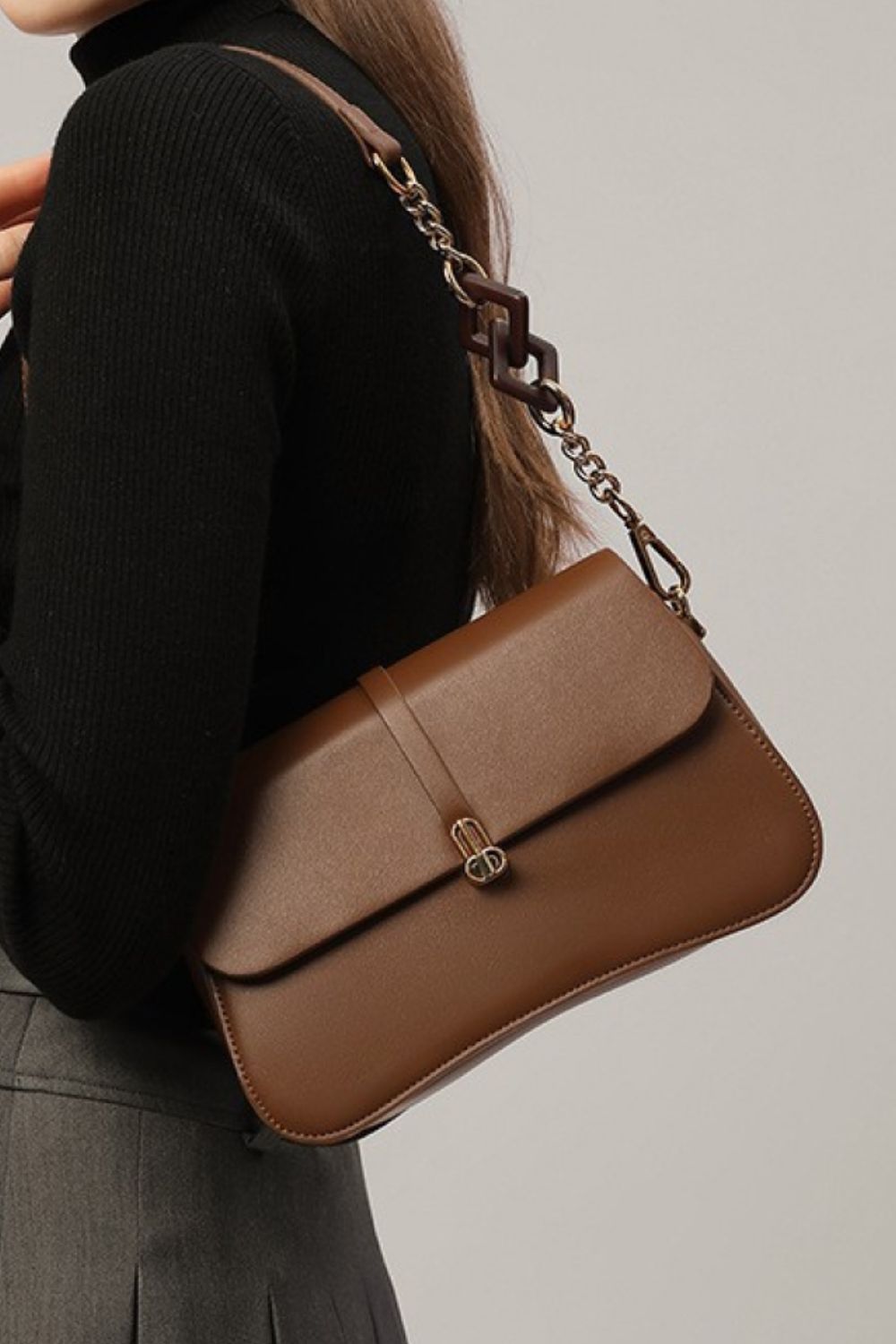 Leather Shoulder Bag | Multiple Colors