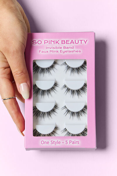 Faux Mink Eyelashes | 5 Pairs