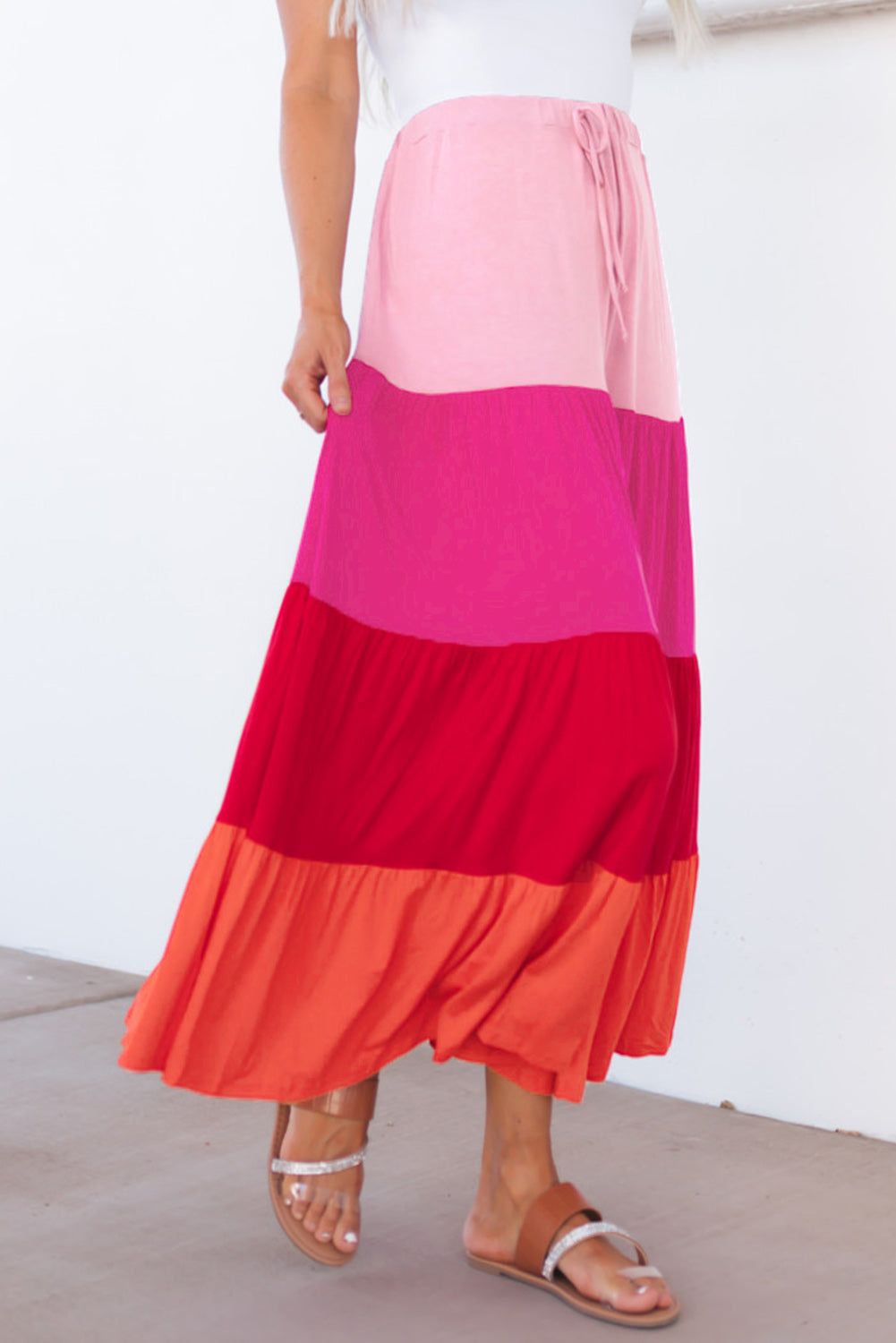 Change of Heart Tiered Maxi Skirt