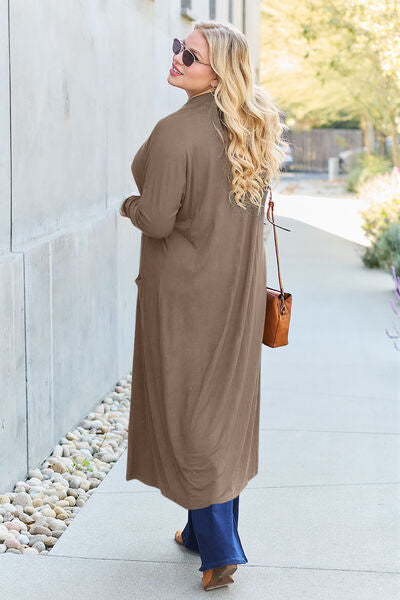 Open Front Long Sleeve Cover Up | Multiple Colors