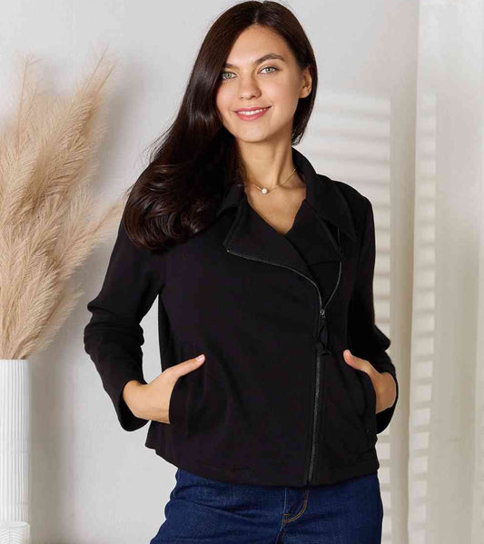 Blair Zip-Up Jacket | Black