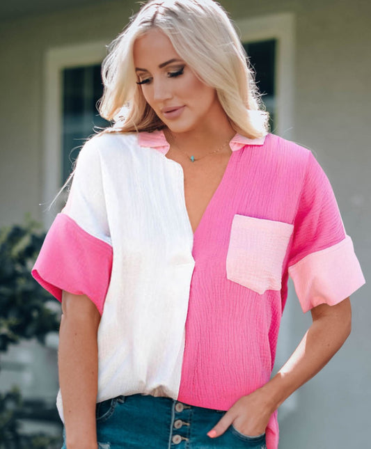 Soma Textured Collared Top