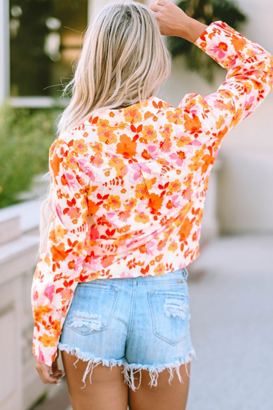 Lunch Date Floral Top