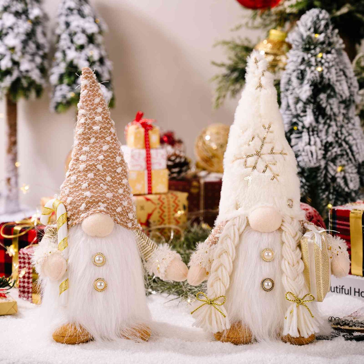 Light-Up Winter Gnomes