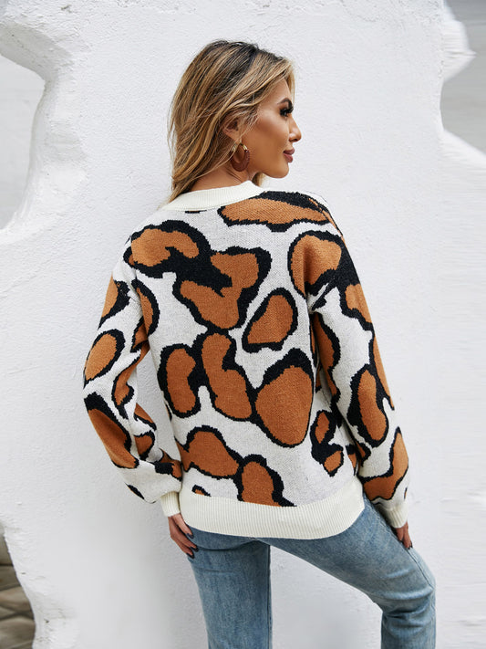 Leopard Long Sleeve Sweater
