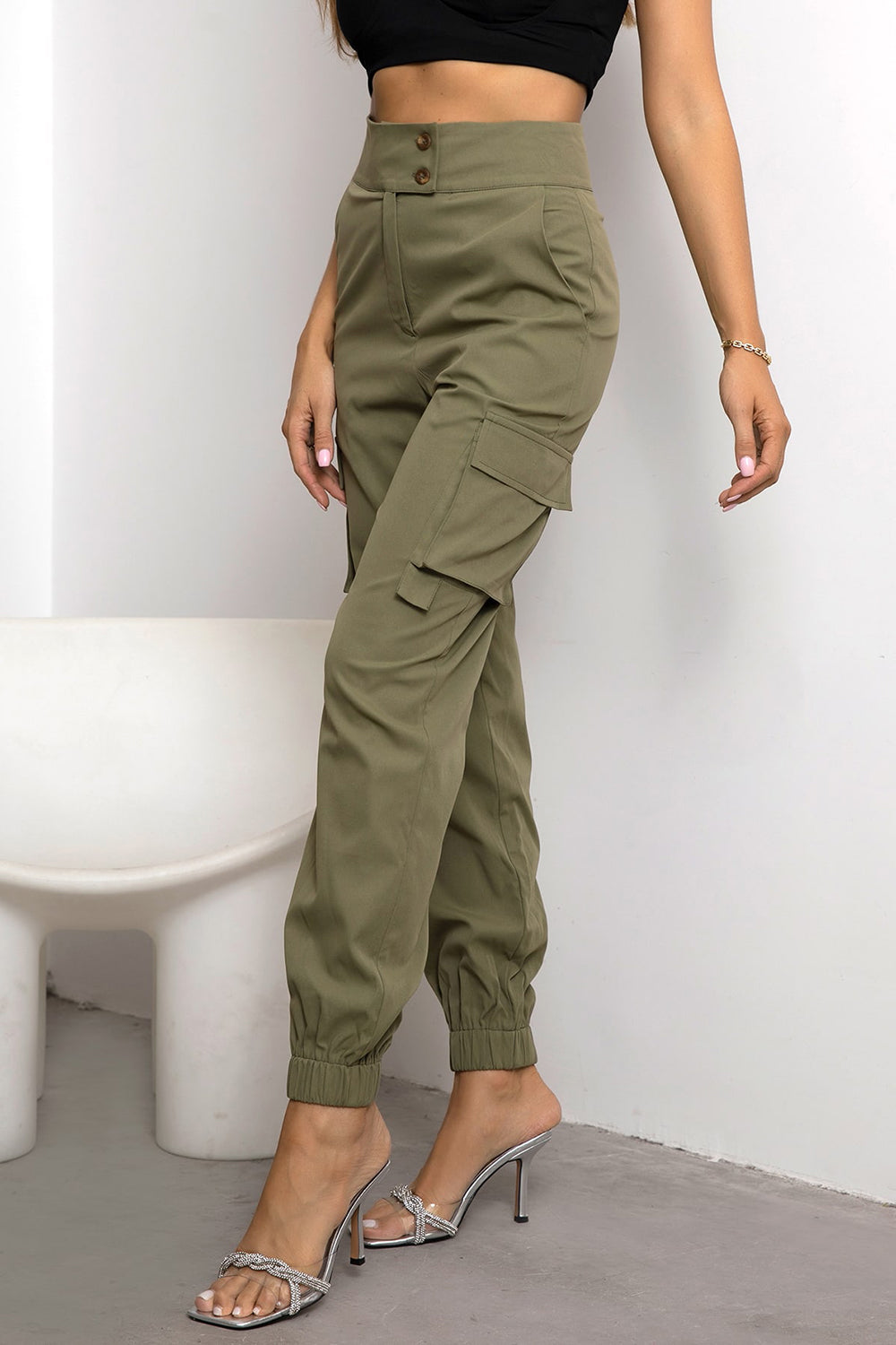 Above the Rest High Waist Cargo Pants | Multiple Colors