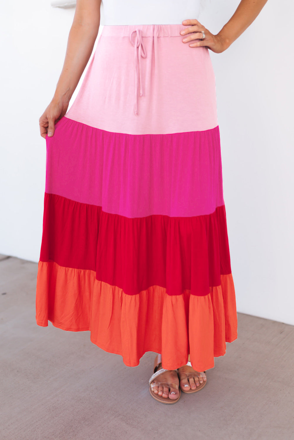 Change of Heart Tiered Maxi Skirt