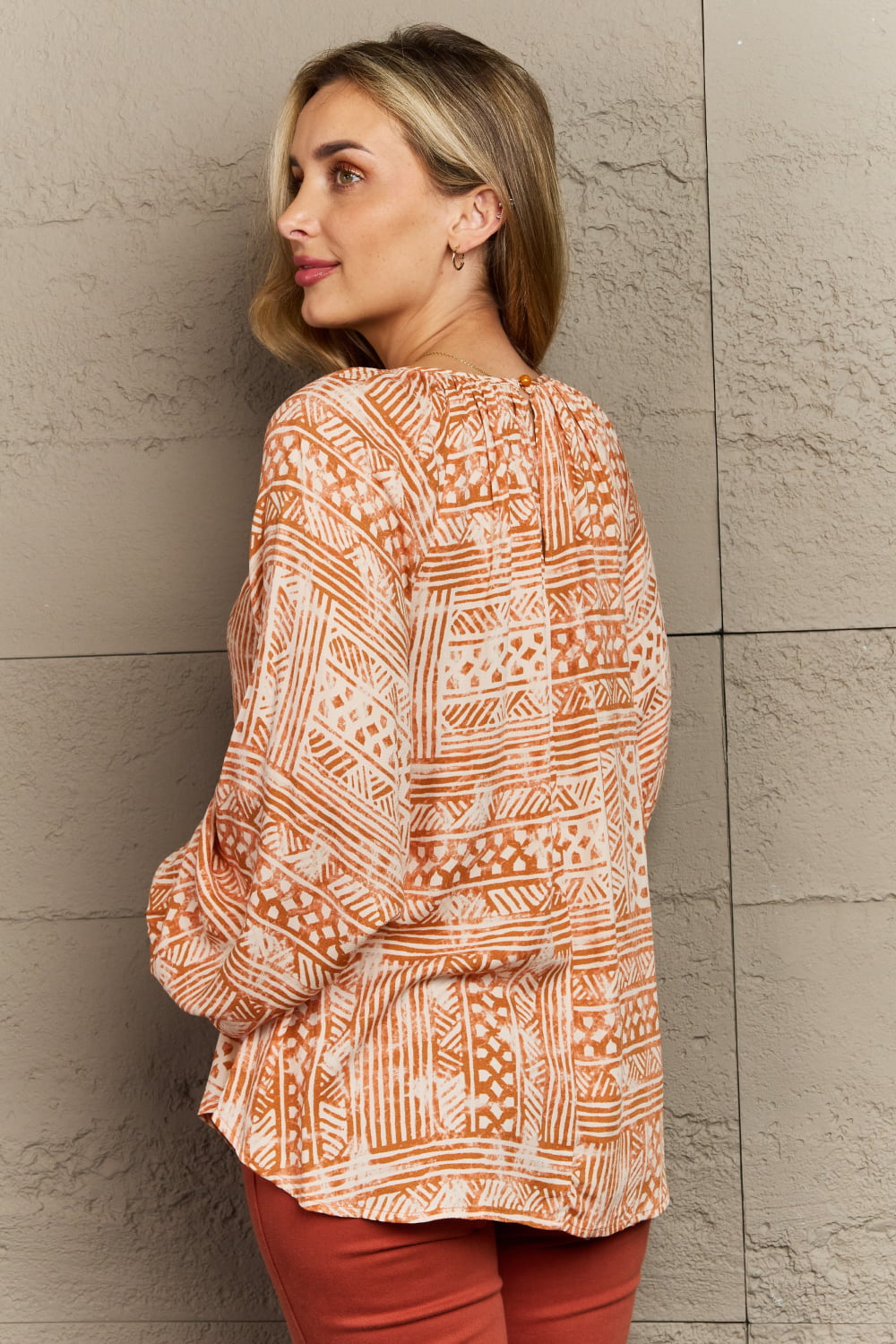 Just For You Aztec Tunic Top