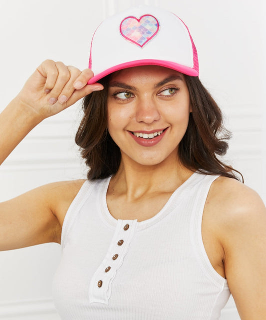 Falling For You Trucker Hat | Pink