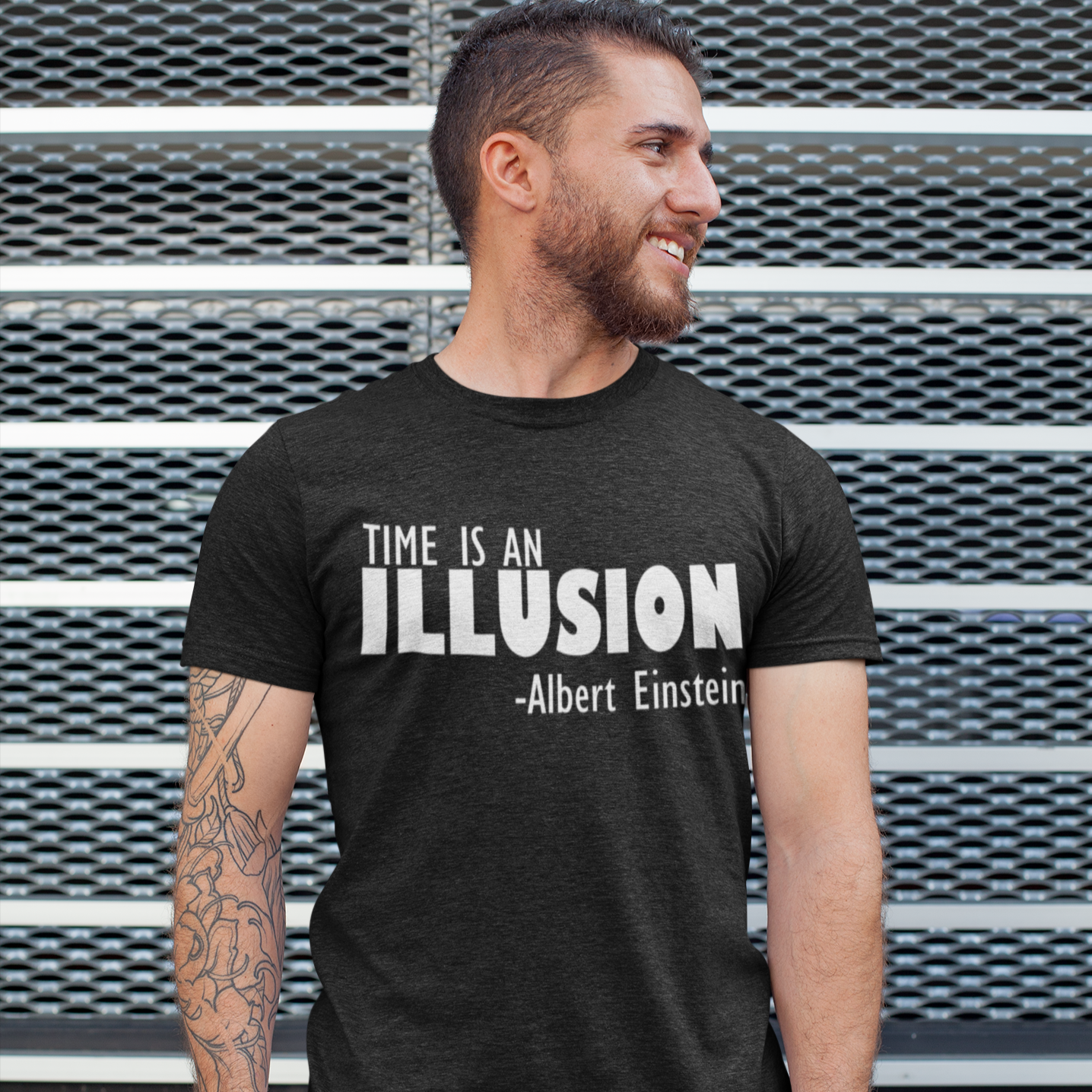 Einstein Illusion Men's Graphic Tee - Bella Lia Boutique