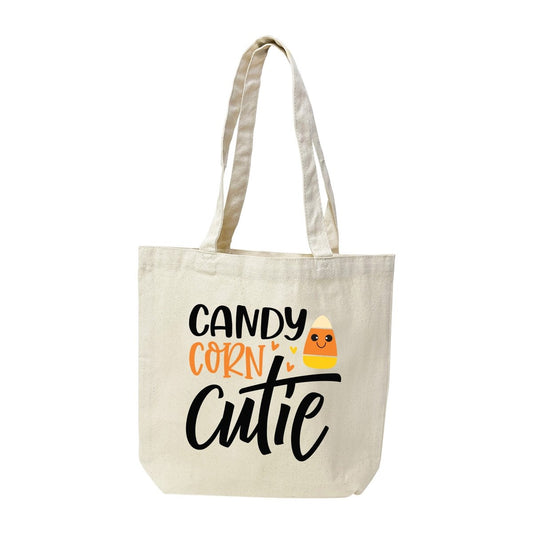 Candy Corn Cutie Canvas Tote - Bella Lia Boutique