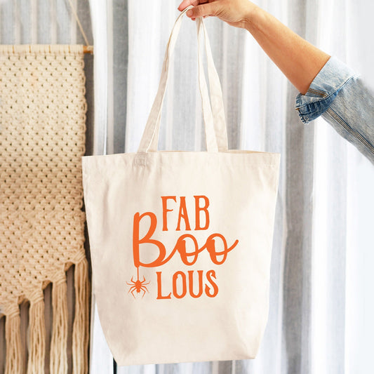 Fab-Boo-Lous Canvas Tote - Bella Lia Boutique