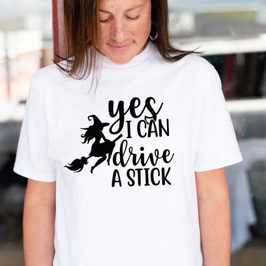 Drive a Stick Graphic Tee - Bella Lia Boutique