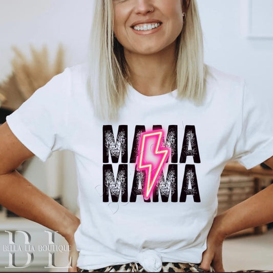 Lightening Bolt Mama & Mini Graphic Tee - Bella Lia Boutique