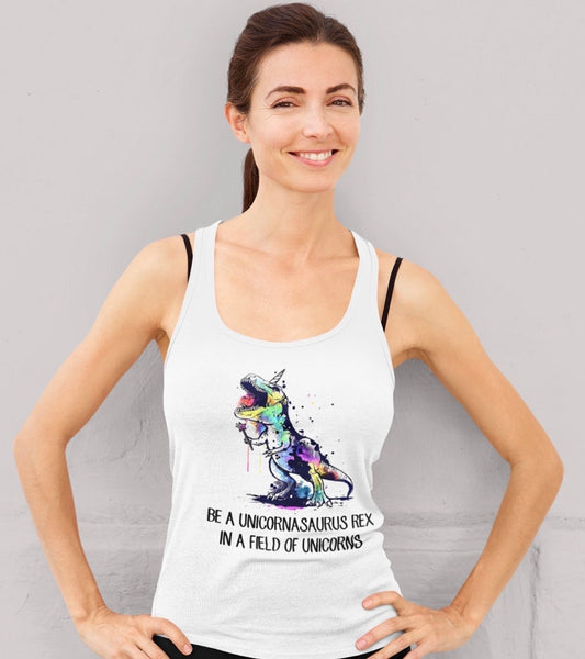 Unisaurusrex Racerback Tank - Bella Lia Boutique