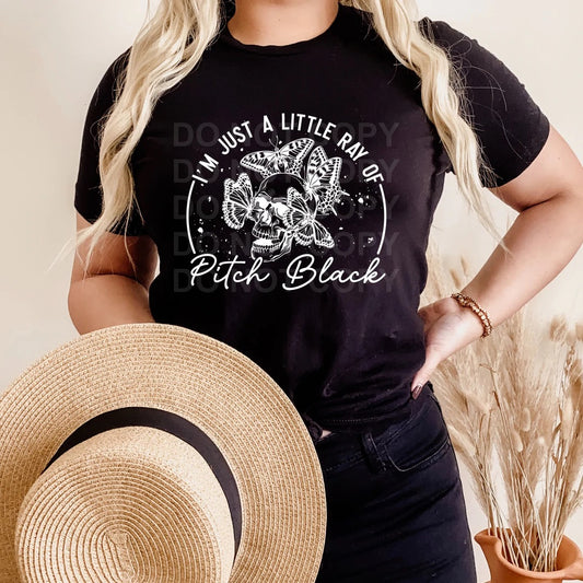 Just a Little Ray of Pitch Black Tee or Sweatshirt - Bella Lia Boutique