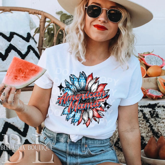 American Mama Graphic Tee or Sweatshirt - Bella Lia Boutique