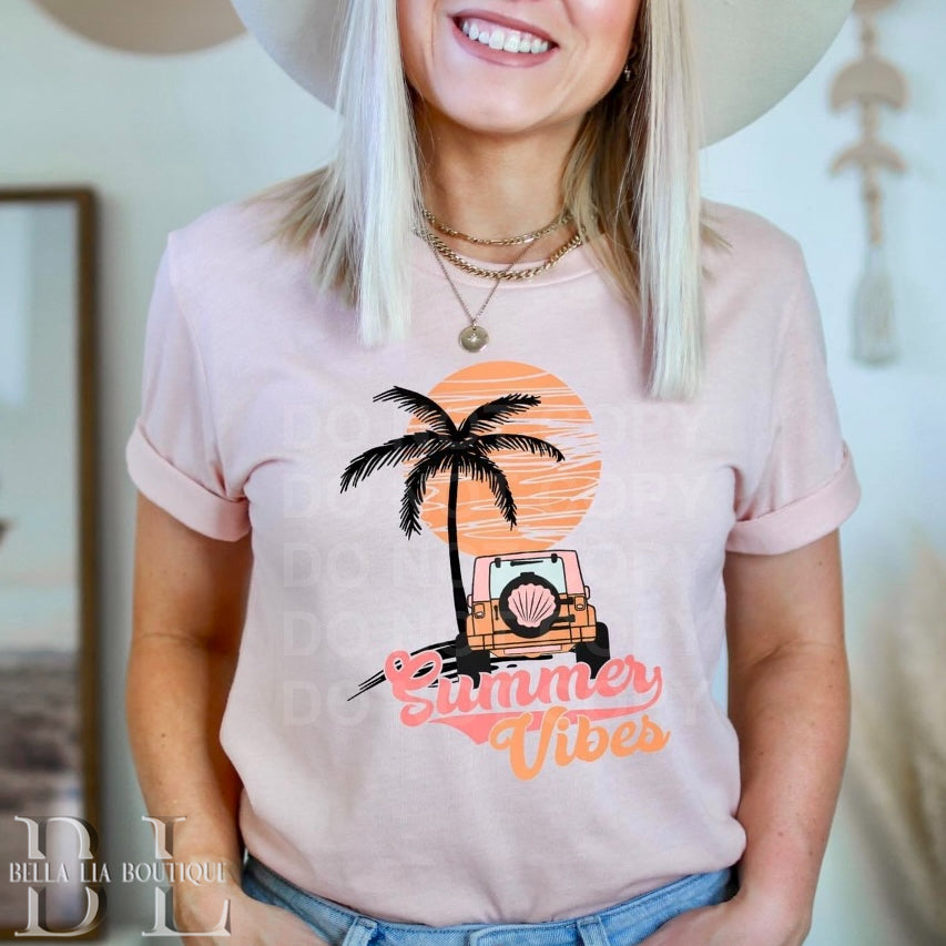 Retro Summer Vibes Graphic Tee or Sweatshirt - Bella Lia Boutique
