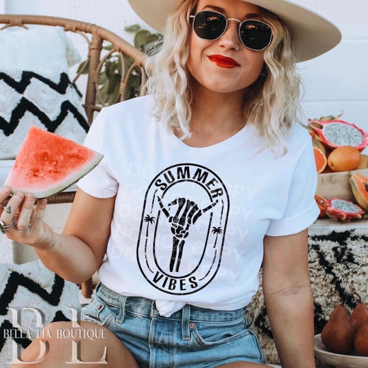 Summer Vibes Graphic Tee or Sweatshirt - Bella Lia Boutique