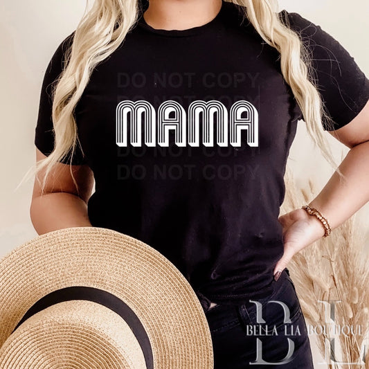 Retro Mama Graphic Tee or Sweatshirt - Bella Lia Boutique