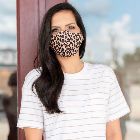 Wild Side Adjustable Adult Face Mask - Bella Lia Boutique