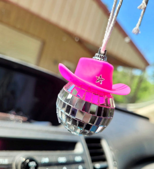 Western Boho Disco Cowgirl Car Charm - Bella Lia Boutique