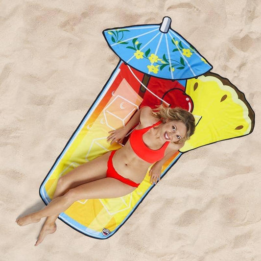 Tropical Drink Beach Blanket - Bella Lia Boutique