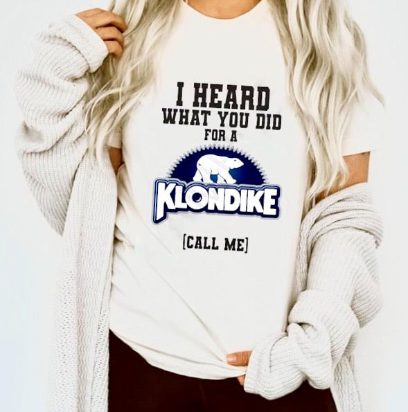 Klondike Bar Adult Unisex Shirt - Bella Lia Boutique