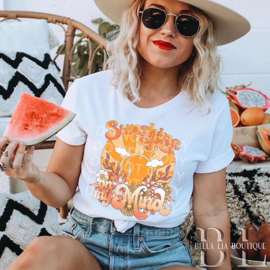 Sunshine on my Mind Graphic Tee or Sweatshirt - Bella Lia Boutique