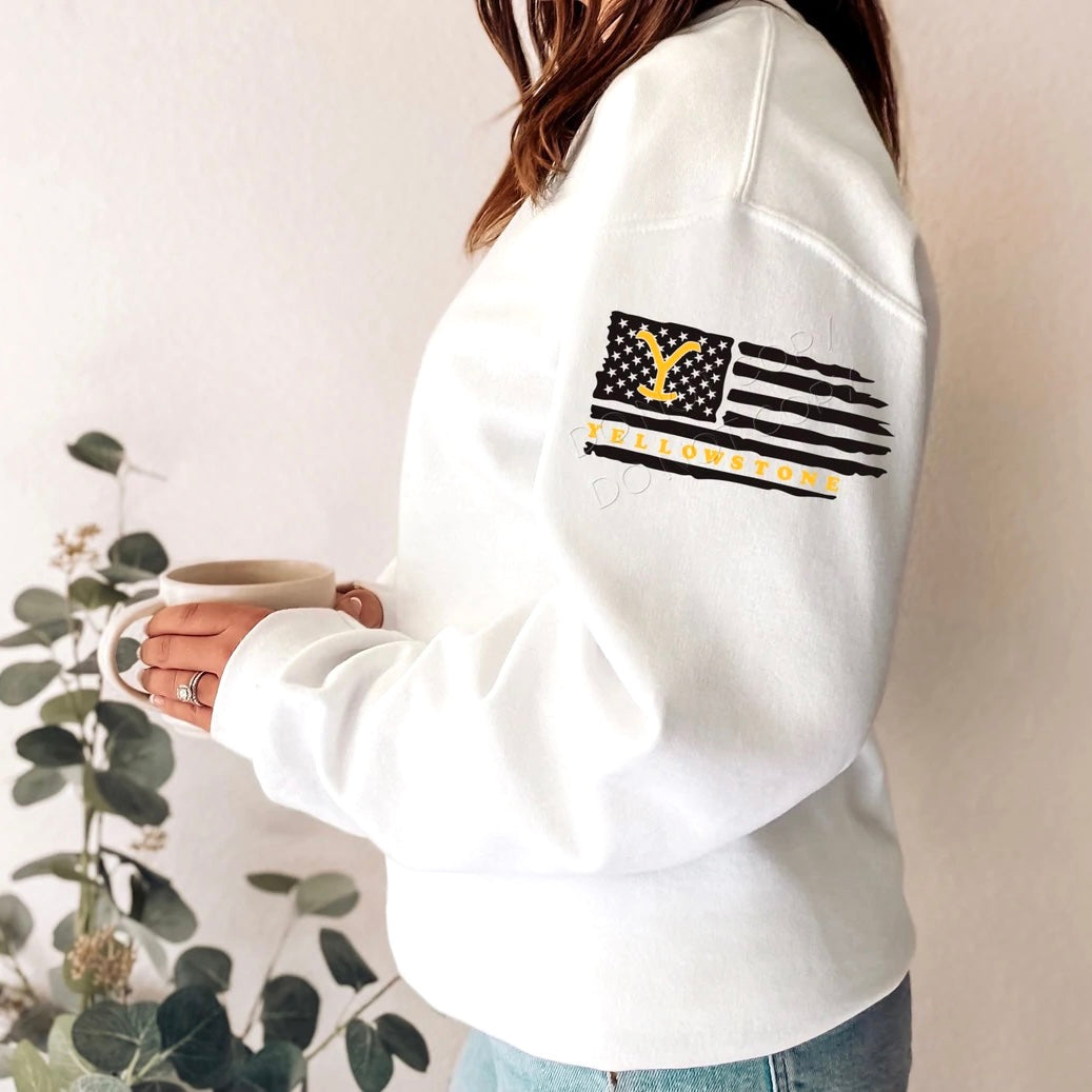 YS Flag Graphic Tee or Sweatshirt - Bella Lia Boutique