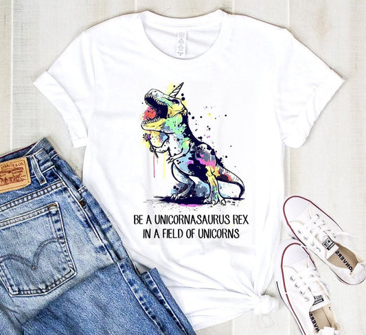Unisaurusrex Adult Unisex Shirt - Bella Lia Boutique
