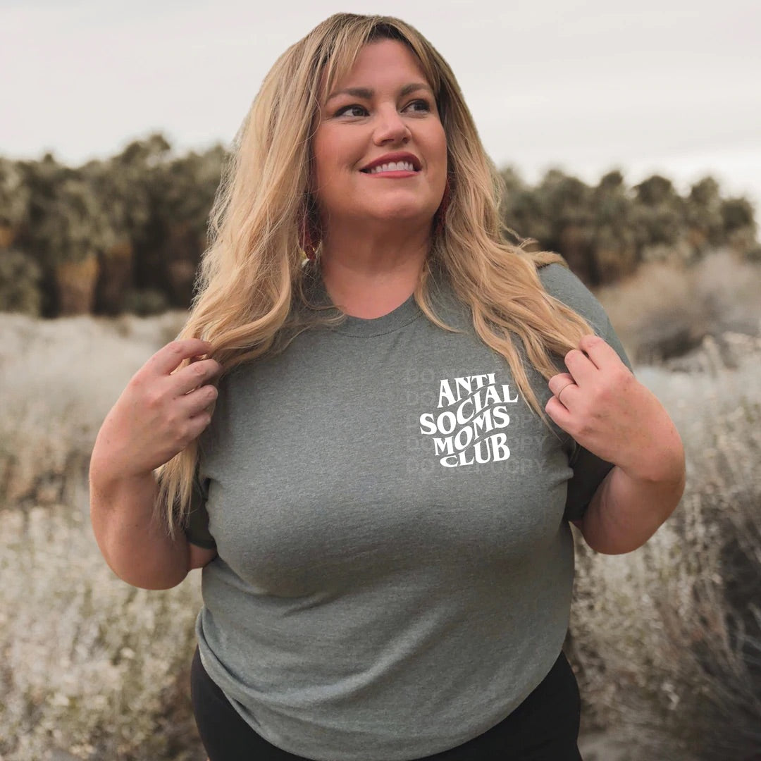 Anti Social Mom’s Club Tee or Sweatshirt - Bella Lia Boutique
