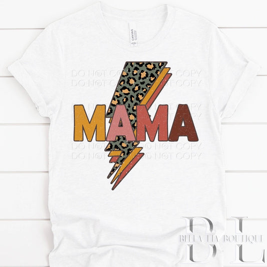 Mama Lightening Bolt Graphic Tee or Sweatshirt - Bella Lia Boutique