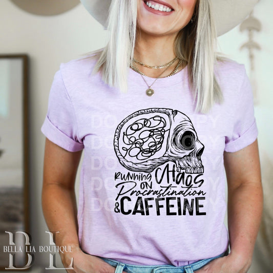 Running on Chaos Graphic Tee or Sweatshirt - Bella Lia Boutique