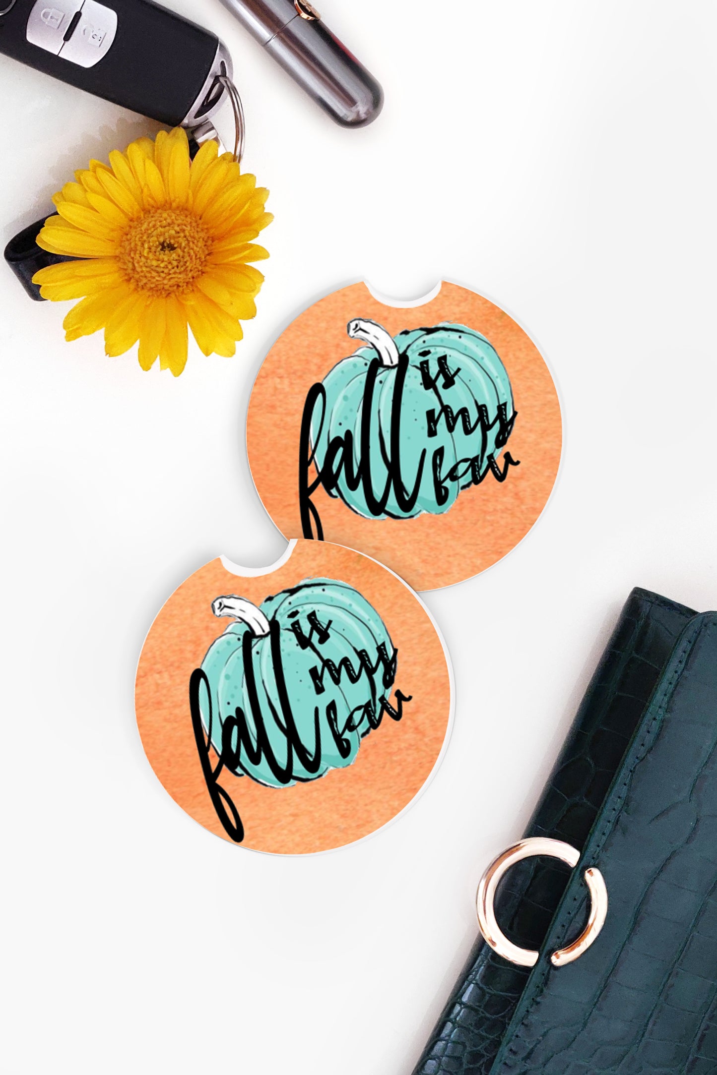 Fall is my Fave Fall Car Coasters - Bella Lia Boutique