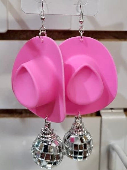 Western Boho Disco Cowgirl Earrings - Bella Lia Boutique