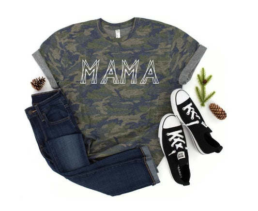 Camo Mama and Mini TShirts - Bella Lia Boutique