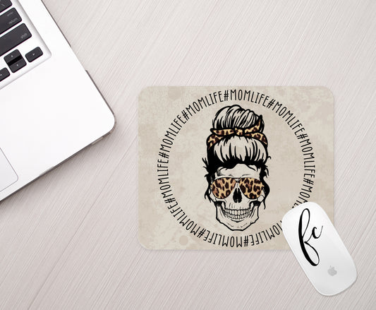 Mom Life Skull Mousepad - Bella Lia Boutique