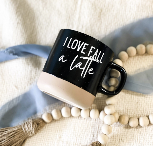 I Love Fall A Latte Coffee Mug | 15 oz - Bella Lia Boutique