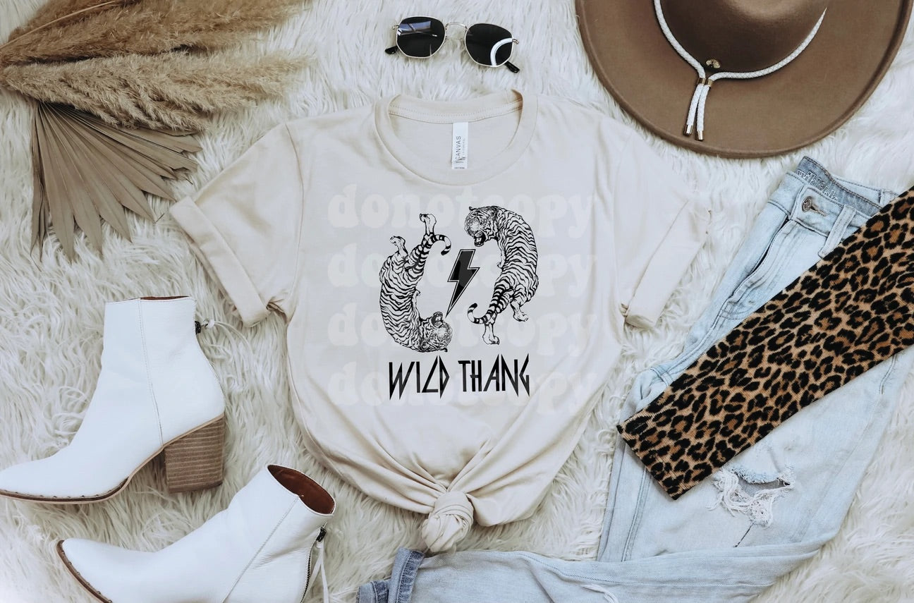 Wild Thang Roll Graphic Tee - Bella Lia Boutique