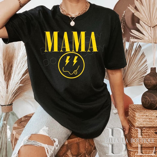 Rock Smiley Mama & Mini Graphic Tee - Bella Lia Boutique