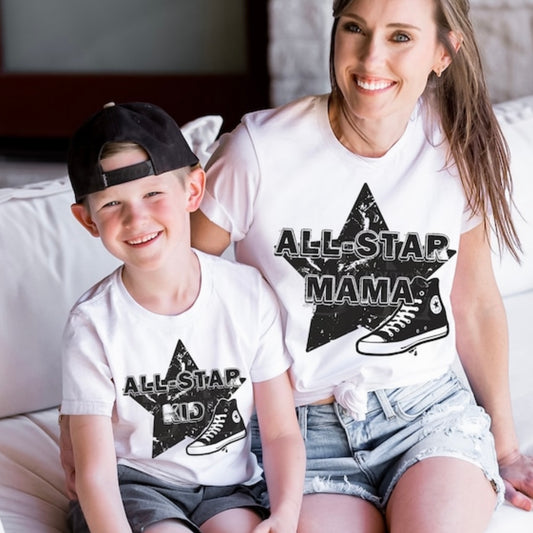 All Star Mama & Mini Graphic Tee
