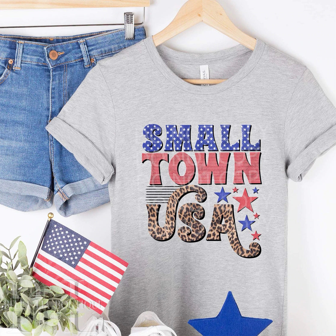 Small Town USA Graphic Tee or Sweatshirt - Bella Lia Boutique