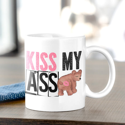 Kiss My Ass Mug | 11 oz or 15 oz - Bella Lia Boutique