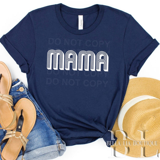 Retro Mama Graphic Tee or Sweatshirt - Bella Lia Boutique