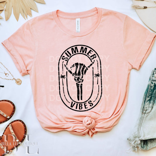 Summer Vibes Graphic Tee or Sweatshirt - Bella Lia Boutique