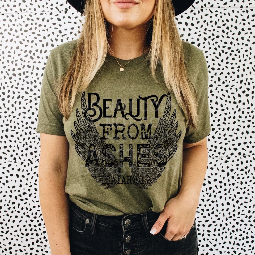 Beauty from Ashes Tee or Sweatshirt - Bella Lia Boutique