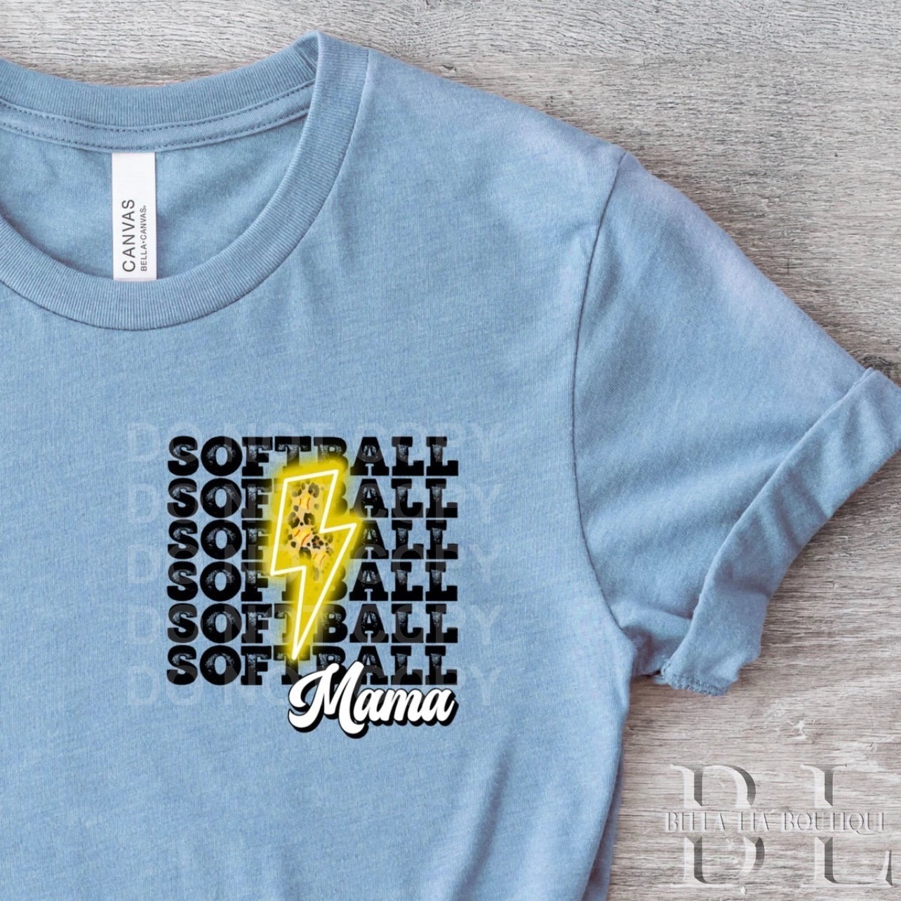 Softball Mama Graphic Tee or Sweatshirt - Bella Lia Boutique