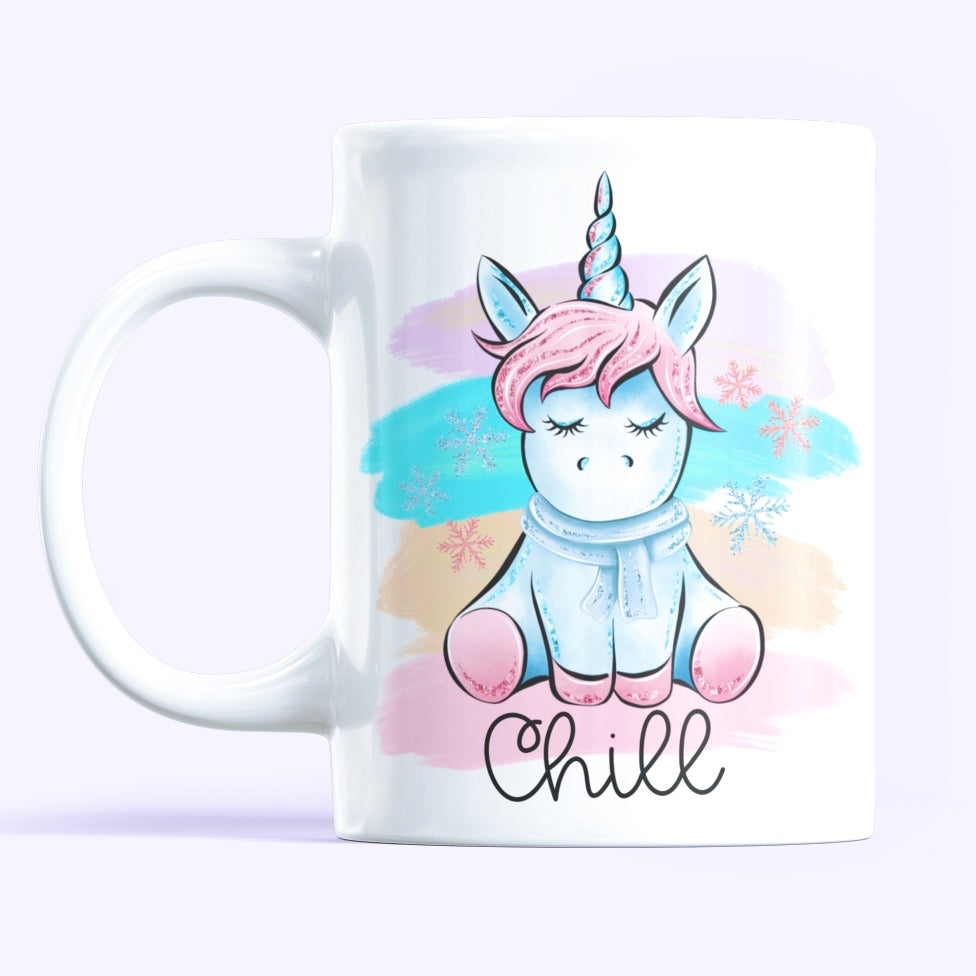 Chill Unicorn Mug | 11 oz or 15 oz - Bella Lia Boutique