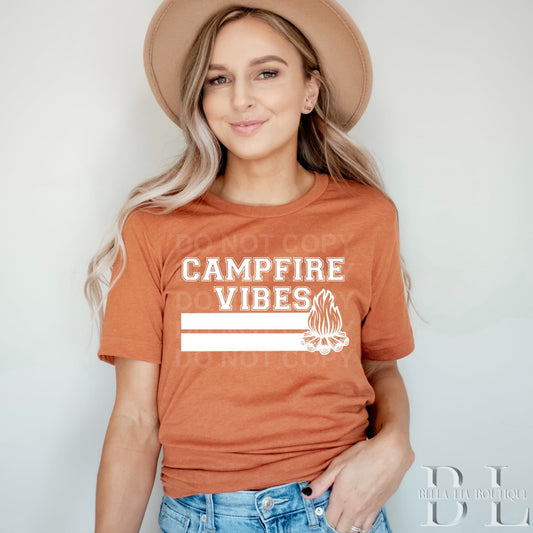 Campfire Vibes Graphic Tee or Sweatshirt - Bella Lia Boutique